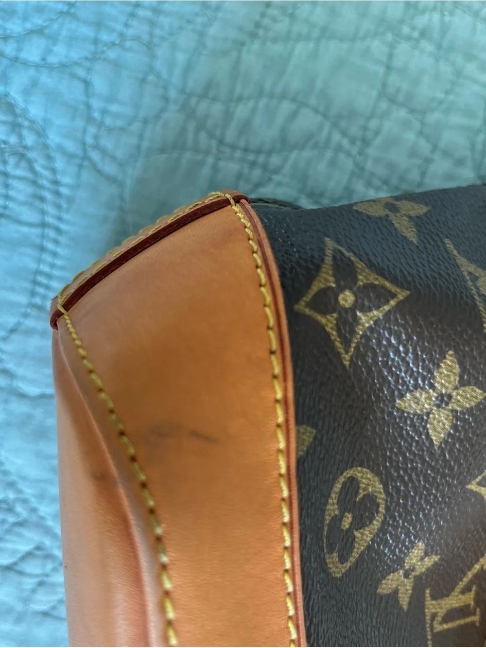 Louis Vuitton Lock It Vertical Monogram Handbag and LV amfar envelope